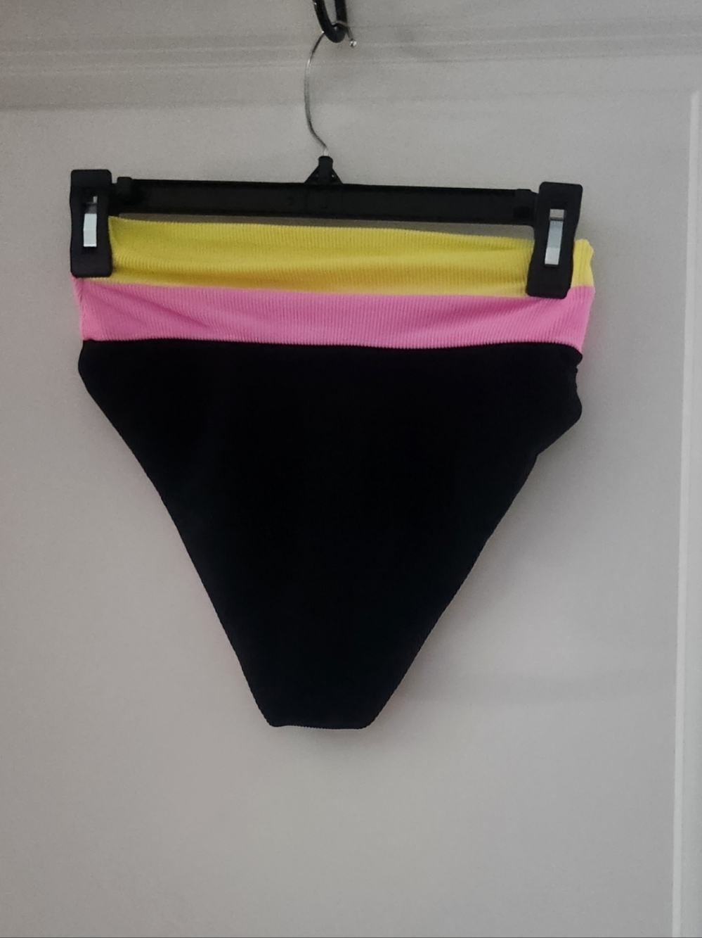 Beach Riot‎ Heidi High-Waist Colorblock Ribbed Bikini Bottom - Picture 5 of 8